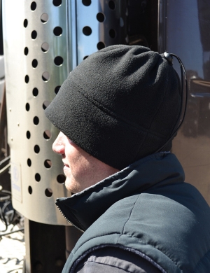 TuffStuff Fleece Neck Warmer/Hat 418 - Black